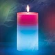 Магическая свеча-светильник Candled Magic с настоящим пламенем и встроенной подсветкой, изменяющей цвет RGB (GY7741128) - изображение 2
