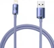 Кабель Cable Baseus CAJY000005 Crystal Shine Series Lightning 2.4A 1.2m purple - изображение 2