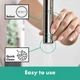 Змішувач для кухні із висувною лійкою HANSGROHE Talis M54 сатин латунь 72800800 - зображення 4