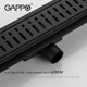 Трап линейный для душа GAPPO 600мм с сухим затвором черный G86007-36 - изображение 4