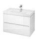 Тумба під умивальник CERSANIT Crea 79.4x53.3x44.7см підвісна біла без умивальника FZZW1008701564 - зображення 1