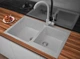 Гранитная кухонная мойка Lexona Status Compact серая 149 - изображение 10