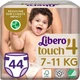 Підгузки Libero Touch 7-11 кг Розмір 4 44 шт (7322541750217) - изображение 1