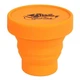 Складной стакан силиконовый с крышкой 180мл Tramp TRC-083 Orange - изображение 1