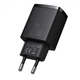 Сетевое зарядное устройство Baseus Compact Quick Charger U+C 20W EU Black (CCXJ-B01) - изображение 1