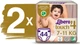 Подгузники Libero Touch 7-11 кг Размер 4 88 шт (7322541994109) - изображение 2