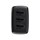 Сетевое зарядное устройство на 3 выхода Baseus Compact Charger (17W, 3 USB). Black - изображение 2