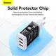 Сетевое зарядное устройство на 3 выхода Baseus Compact Charger (17W, 3 USB). White - изображение 9