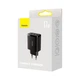 Сетевое зарядное устройство на 3 выхода Baseus Compact Charger (17W, 3 USB). Black - изображение 10