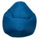 Кресло мешок груша Push Bags Взрослое 110*90см двойной чехол Синий - изображение 2