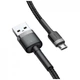 Дата кабель USB 2.0 AM to Micro 5P 0.5m Cafule 2.4A Black-Grey Baseus (CAMKLF-AG1) (260884) - изображение 2