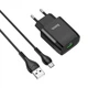 Мережевий зарядний пристрій Hoco C72Q microUSB чорний - зображення 1