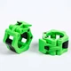 Замки для грифа з фіксатором Cbmmaker 25мм 2шт. Зелений (sv0628green) - зображення 1