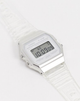 Женские наручные часы с подсветкой Casio F-91WS-7EF Белые с прозрачным - изображение 3