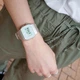 Женские наручные часы с подсветкой Casio F-91WS-7EF Белые с прозрачным - изображение 9