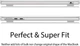 Чехол-накладка Fruct AirM2/M3 для MacBook Air 13.6 M2 2022 / M3 2024 / M4 2025 Матовый White - изображение 6