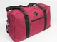 Дорожная сумка Wallaby 2550 burgundy 21L Бордовая - изображение 13