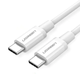 Кабель зарядный Ugreen USB 2.0 Type-C to Type-C PD QC 4.0 1.5М White (US264) - изображение 1
