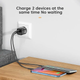 Зарядное устройство KUULAA GaN 33W USB-A QC 3.0 + USB-C PD 3.0 Light Green (RY-U33) - изображение 6