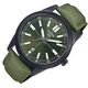 Мужские наручные часы с индикацией даты CASIO MTP-VD02B-3E Черные\зеленый экран - изображение 1