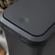 Ведро для мусора MBM HOME с крышкой Антрацит (BIN-04 10L ANTHRACITE) - изображение 3