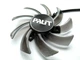 Вентилятор кулер для видеокарты Palit GTX 1660 Ti RTX 2060 2070 Dual (orgnl) FirstD FDC10H12S9-C (GA91S2U TH9210S2H-PAA01) кабель 21 см (№158.51) - изображение 2