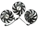 Вентилятор кулер для відеокарти ASUS RTX 3050 3060 Ti Strix 87 мм Champion CF9010U12D (PLD09210S12H FDC10H12S9-C T129215BU T129215SU CF9010U12S) комплект 3 шт (№393) - зображення 1