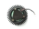 Турбіна PowerLogic для відеокарти ATI Radeon MSI PLB07525B12HH (BASA0725R2U BFB1012SHA01 CF7525U12D) (№160.5) - зображення 3