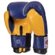 Перчатки боксерские кожаные FAIRTEX Pro (размер 16oz, Синий-желтый) (BO-3783_Синий желтый_16_унции) - изображение 2
