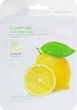 Тканинна маска для обличчя, що очищає, з екстрактом лимона - BeauuGreen Lemon Essence Mask 23ml (517969-134446) - зображення 1