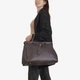 Сумка жіноча шкіряна саквояж велика Regina Notte Travel bag 2479 Шоколад - зображення 2