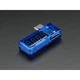 USB тестер Charger Doctor Blue вольтметр, амперметр - зображення 2