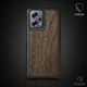 Шкіряна накладка Stenk WoodBacker для Xiaomi Poco X4 GT Чорна (72442) - зображення 1