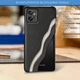 Шкіряна накладка Stenk Cover для Motorola Moto G32 Чорна (72477) - зображення 4