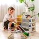 Детский гараж-парковка NestWood с лифтом Mini желтый (kdp003j) - изображение 12