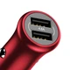 Автомобильное зарядное устройство Baseus Gentleman 2USB 4.8A Красный (CCALL-GB09) - изображение 6