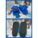 Тапочки кігурумі Хагі Ваги Kigurumi Домашні Huggy wuggy Сині Плюшеві Дитячі тканинні 28-33 (3148) - зображення 2
