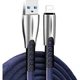 Дата кабель USB 2.0 AM to Lightning 1.0m zinc alloy blue ColorWay (CW-CBUL010-BL) - зображення 1