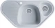 Мойка кухонная, гранитная Valetti 20R 95х50см Серая - изображение 2