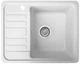 Мойка кухонна, прямоугольная, гранитная Valetti 9R 570x460мм Белая - изображение 2