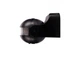 Датчик движения черный IP44 (кут захоп.180°) космонавт LU-DD02-BLACK - изображение 2