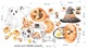 Декор на Хеллоуин Череп и кости матовая (виниловые наклейки Хеллоуин тыквы привидения) Набор М 1100х500мм - изображение 5