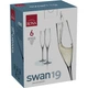 Набір з 6 келихів для шампанського 190 мл Rona Swan (6650/190) - зображення 2