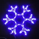 Световое украшение мотив NikoLED SNOWFLAKE синий цвет (3335-3) - изображение 1