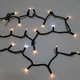 Гирлянда NikoLED STRING 100LED 10м внешняя теплый цвет на черном кабеле (3135-21) - изображение 2
