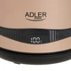 Чайник електричний з регулятором температури Adler-AD 1295 1,7 л з РК-дисплеєм 2200 Вт Gold - изображение 6