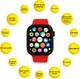 Смарт-часы Aura X1 Pro 44mm Red (SWAX144R) - изображение 2