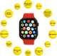 Смарт-часы Aura X2 Pro 44mm Red (SWAX244R) - изображение 2