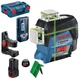 Лазерний нівелір Bosch Professional GLL 3-80 CG в L-Boxx 136 з тримачем BM1, приймачем LR 7, мішенню, чохлом, акб GBA 12V 2.0 Ah та з/в GAL 1230 CV (0601063T00+060106) - зображення 1