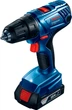 Акумуляторний дриль-шурупокрут Bosch Professional GSR 180-Li + 2 акб GBA 18V 2 Ah + з/п GAL 18V-20 + валіза (06019F8109) - зображення 2